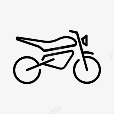 摩托车交通工具骑行图标图标