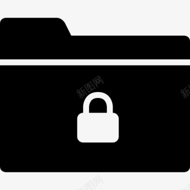 锁定文件夹整理挂锁图标图标