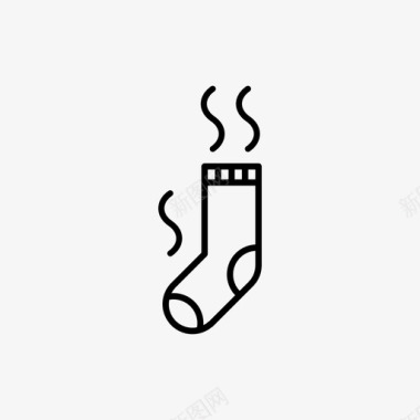 脏袜子洗衣袜子图标图标