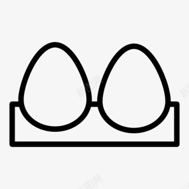 鸡蛋早餐小鸡图标图标