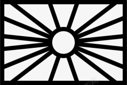 世界第五马其顿国旗太阳光线图标高清图片