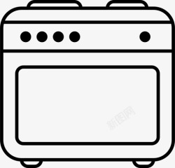 范围图烤箱范围餐食家庭图标高清图片