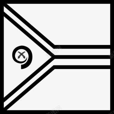 瓦努阿图国家旗帜图标图标