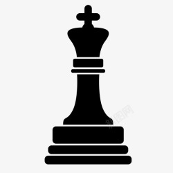 icon登录页用户名国际象棋之王国际象棋棋子棋手图标高清图片