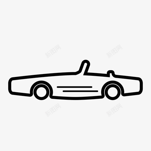 汽车敞篷车司机图标svg_新图网 https://ixintu.com 司机 敞篷车 汽车 车辆 运输