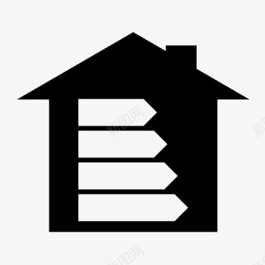 住宅经济适用房装修图标图标