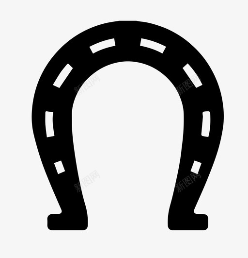 马蹄铁脚鞋图标svg_新图网 https://ixintu.com 幸运 脚 腿 蹄 鞋 马蹄铁