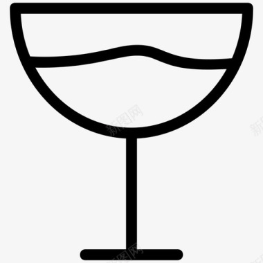 酒香槟饮料图标图标