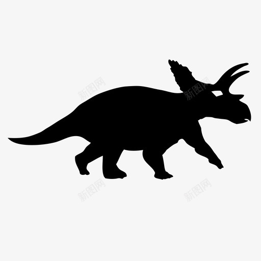 三角龙史前侏罗纪公园图标svg_新图网 https://ixintu.com 三角龙 侏罗纪世界 侏罗纪公园 动物 史前 恐龙 锚地动物