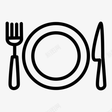 餐桌布置晚餐菜肴图标图标