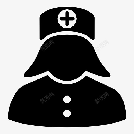 护士医务人员托儿所图标svg_新图网 https://ixintu.com 勤务人员 医务人员 医生 女士 妇女 托儿所 护士 护理人员
