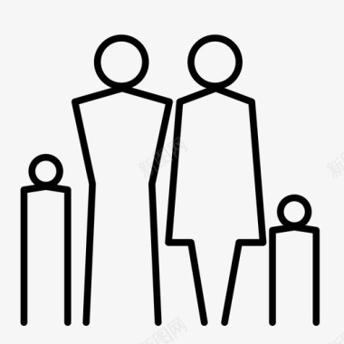 家庭儿子人图标图标