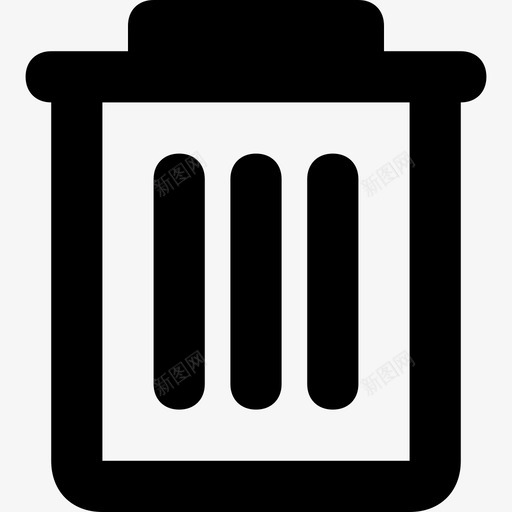 垃圾桶容器垃圾场图标svg_新图网 https://ixintu.com 垃圾 垃圾场 垃圾桶 容器 废物