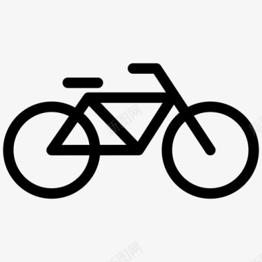 自行车机动性速度图标图标