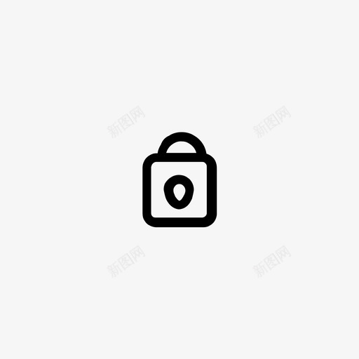 锁定安全保护图标svg_新图网 https://ixintu.com 保护 安全 密码 挂锁 登录 私人 迷你 锁定 隐私