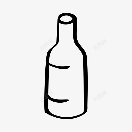 采购产品瓶子葡萄酒可回收物图标svg_新图网 https://ixintu.com 可回收物 啤酒 手绘 玻璃 葡萄酒 酒 酒吧 酒瓶 酒精 采购产品瓶子 食品