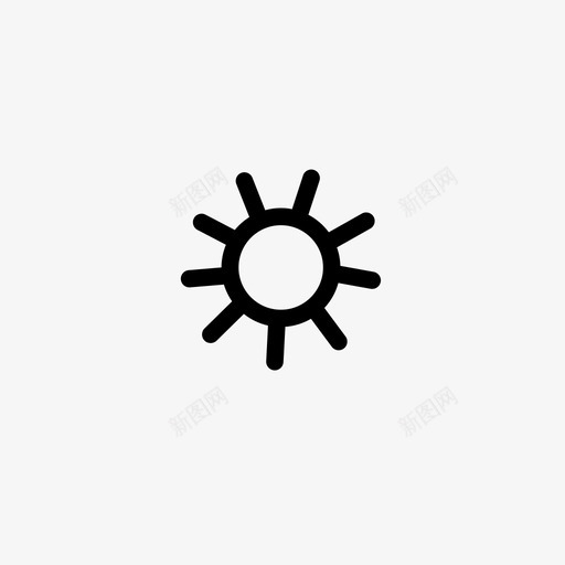 太阳天气温暖图标svg_新图网 https://ixintu.com 光 天气 太阳 新鲜图标 明亮 气态 温暖 热 轨道 阳光 黄色
