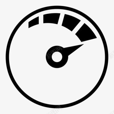 速度表行程计时器图标图标
