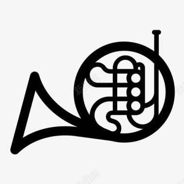 法国喇叭声音音乐家图标图标