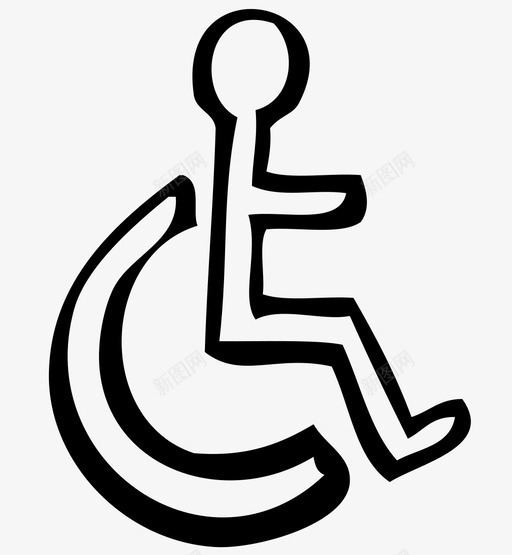 残疾人轮子厕所图标svg_新图网 https://ixintu.com 信息 厕所 墨水 手绘 残疾 残疾人 轮子 轮椅