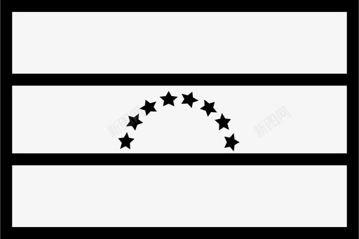 委内瑞拉国旗物体国家图标图标