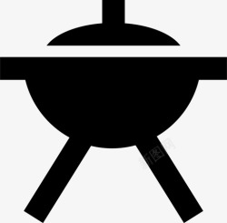多种烧烤方式烧烤蒸笼蒸图标高清图片