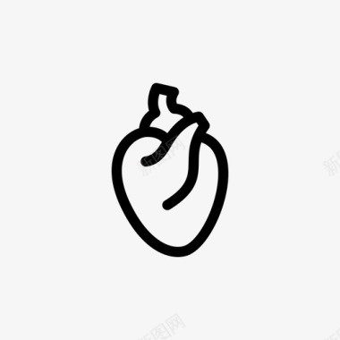心脏静脉脉搏图标图标