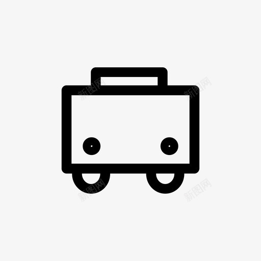 汽车和手提箱旅行者物体和地点图标svg_新图网 https://ixintu.com 公文包 地点和物体 旅行者 汽车和手提箱 物体和地点 行李