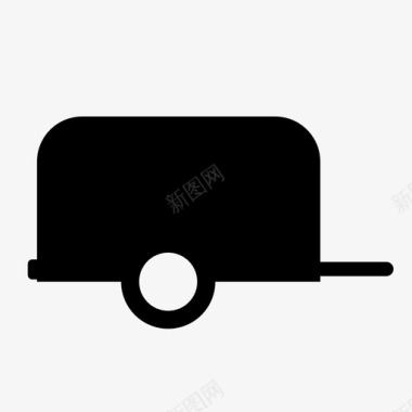 拖车送货驾驶图标图标
