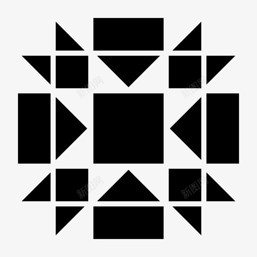 被子块阿米什星阿米什星被子块图标svg_新图网 https://ixintu.com 绗缝 绗缝图案 绗缝块 被子图案 被子块 阿米什星 阿米什星被子块