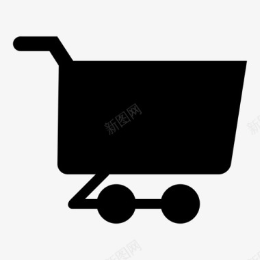 购物车婴儿车零售图标图标