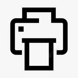 技术字母打印机技术扫描仪图标高清图片