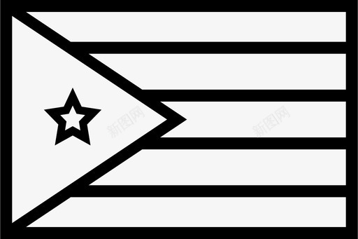 古巴国旗世界国家象征图标图标