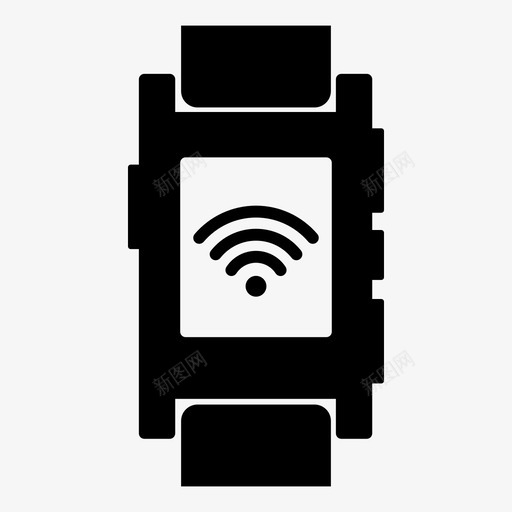 卵石连接腕表时间图标svg_新图网 https://ixintu.com iwatch 分钟 卵石手表 卵石连接 时间 智能手表 秒 腕表