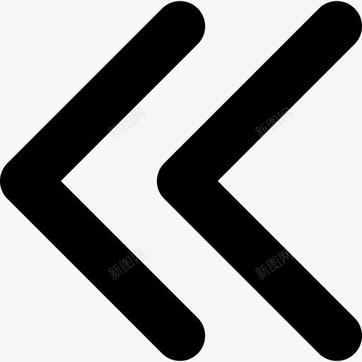 左细轮廓箭头箭头基本应用图标svg_新图网 https://ixintu.com 基本应用 左细轮廓箭头 箭头