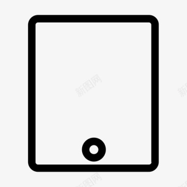 平板电脑肖像pc图标图标