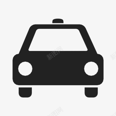 出租车出租车司机旅行图标图标