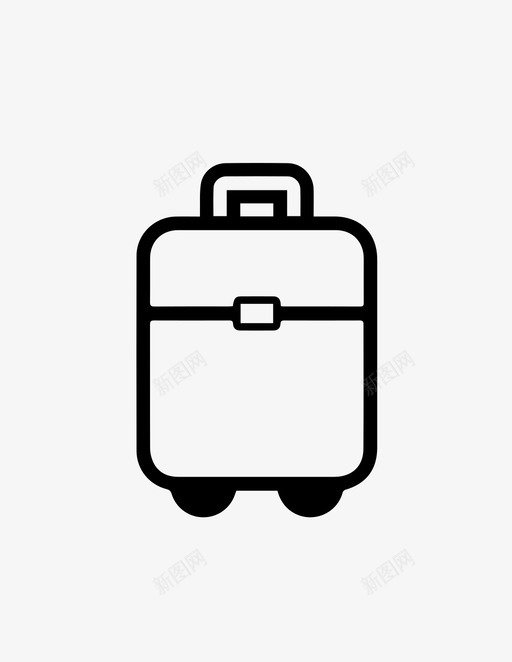 旅行箱旅行打包图标svg_新图网 https://ixintu.com 打包 旅行 旅行箱 绊倒 行李 袋子