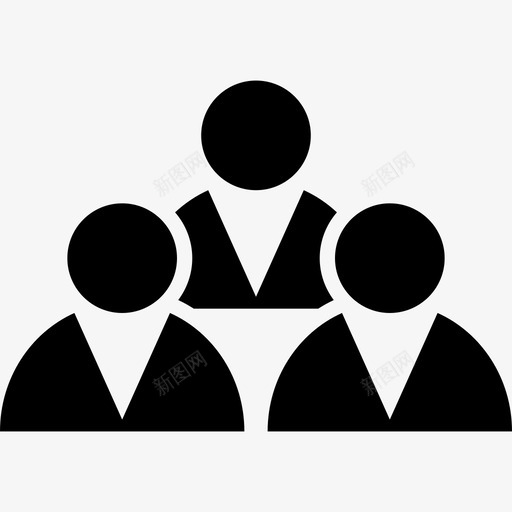 团队客户消费者图标svg_新图网 https://ixintu.com 团队 客户 消费者 用户