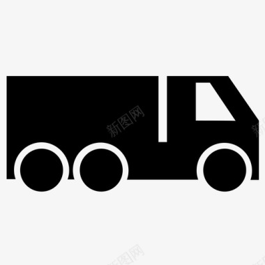 卡车车辆卡车租赁图标图标