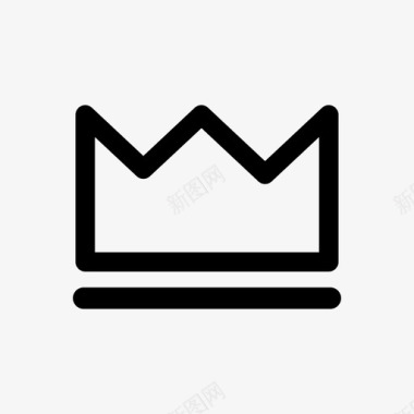 王冠国王皇室图标图标