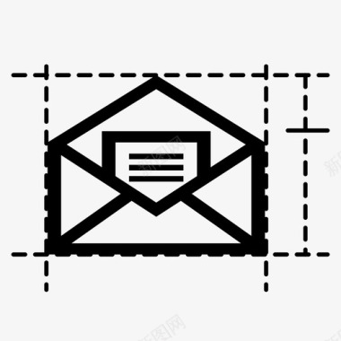 建筑电子邮件系统结构屋顶图标图标