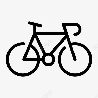 自行车骑自行车骑车图标图标