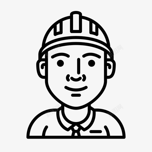 工程师人员操作员图标svg_新图网 https://ixintu.com 人员 工程师 操作员 机械师 男性 经理 职业 肖像