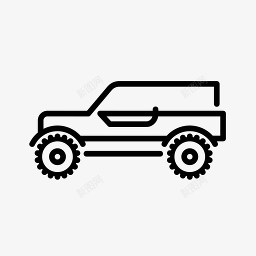 吉普车旅行运输图标svg_新图网 https://ixintu.com 司机 吉普车 旅行 汽车 运输 运输方式 驾驶