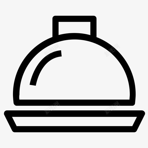 采购产品cloche食物食物展示图标svg_新图网 https://ixintu.com 厨师盘子 服务盘 热的食物 盘子 采购产品cloche 银器 食物 食物展示 餐具