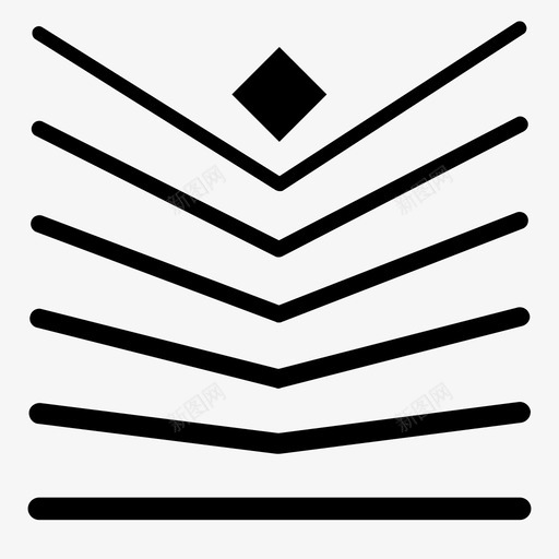 裁剪折痕折叠图标svg_新图网 https://ixintu.com 图案艺术 折叠 折痕 线条艺术 线条运动 裁剪