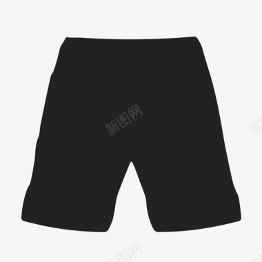 短裤服装内裤图标图标