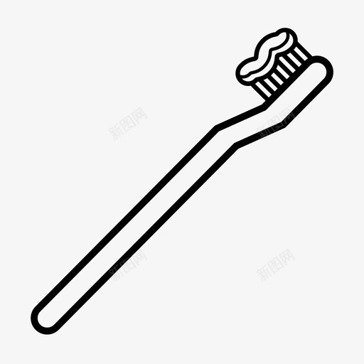 牙刷浴室刷牙图标svg_新图网 https://ixintu.com 健康 刷牙 浴室 清洁 牙刷 牙齿卫生