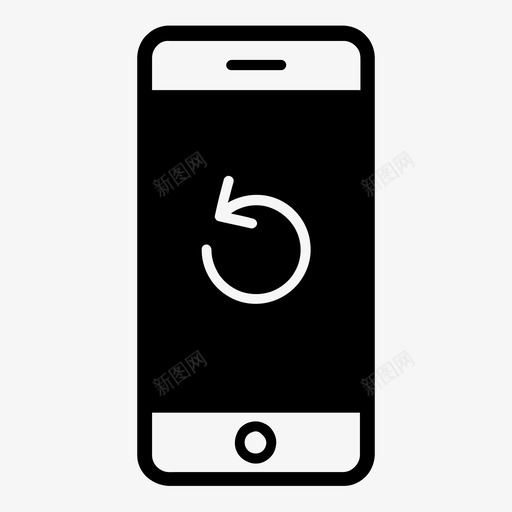 智能手机重新加载移动图标svg_新图网 https://ixintu.com iphone 倒带 再次 可怕的智能手机黑暗版 后退 安卓 手机 智能手机 移动 通讯 重新加载